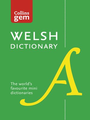 cover image of Welsh Gem Dictionary